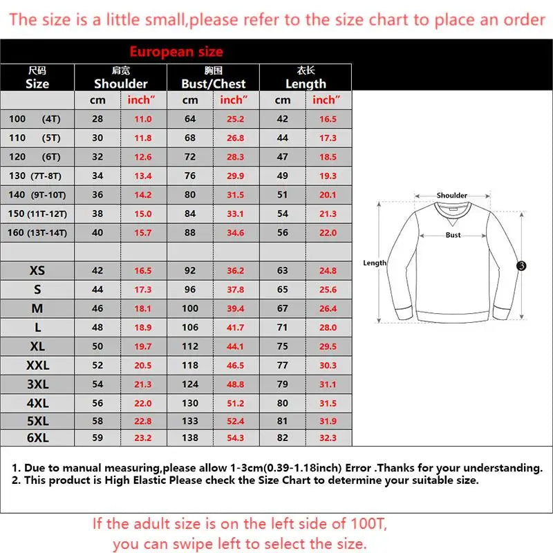 Sweat-shirt Unisexe Imprimé 3D — Style Harajuku & Y2K | Animaux de Ferme | Col Rond | Adulte & Enfant | 11 Coloris