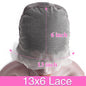 Perruque frontale en dentelle HD 13x6, cheveux humains bouclés Deep Wave 38-40 pouces, perruques brésiliennes 5x5 Lace Front pour femmes, pré-épilées