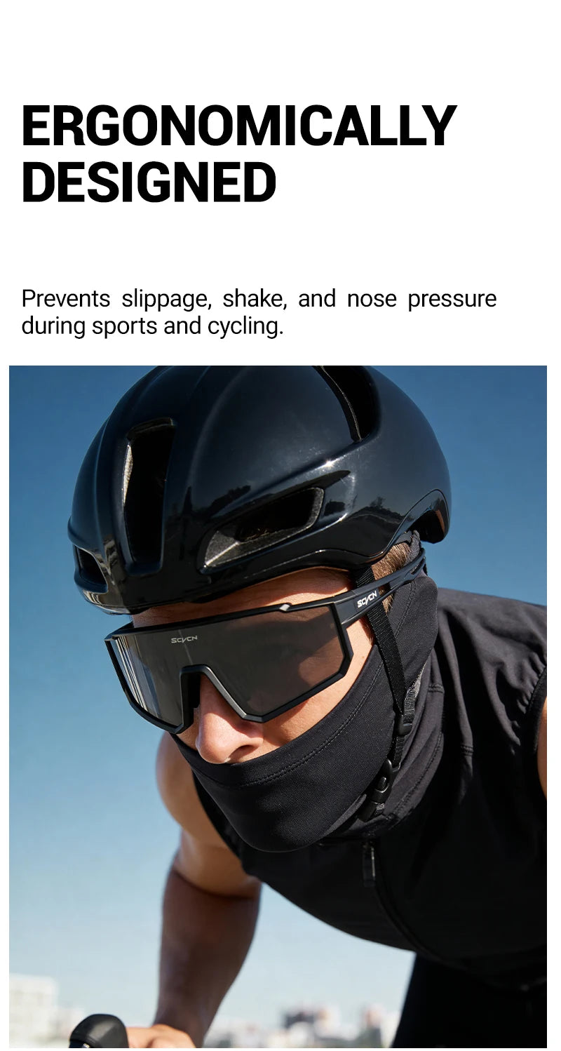 SCVCN vélo cyclisme lunettes mode sport lunettes de soleil vélo accessoires Golf Camping Wen femmes UV400 équipement de conduite en plein air