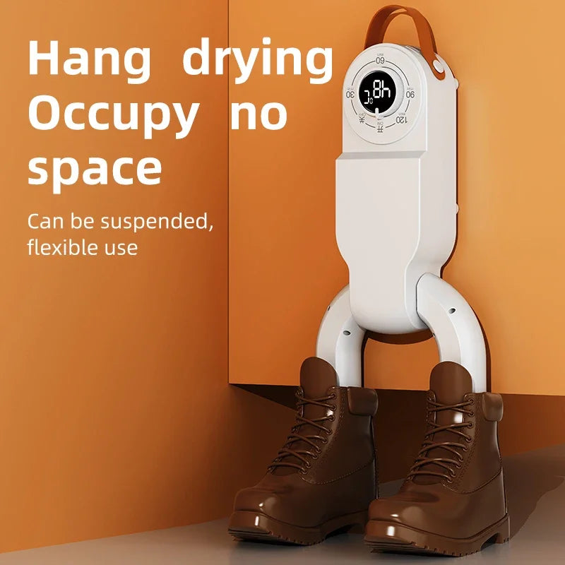 Sèche-Chaussures Intelligent 150W — Minuterie, Séchage Rapide, Désodorisant & Stérilisant
