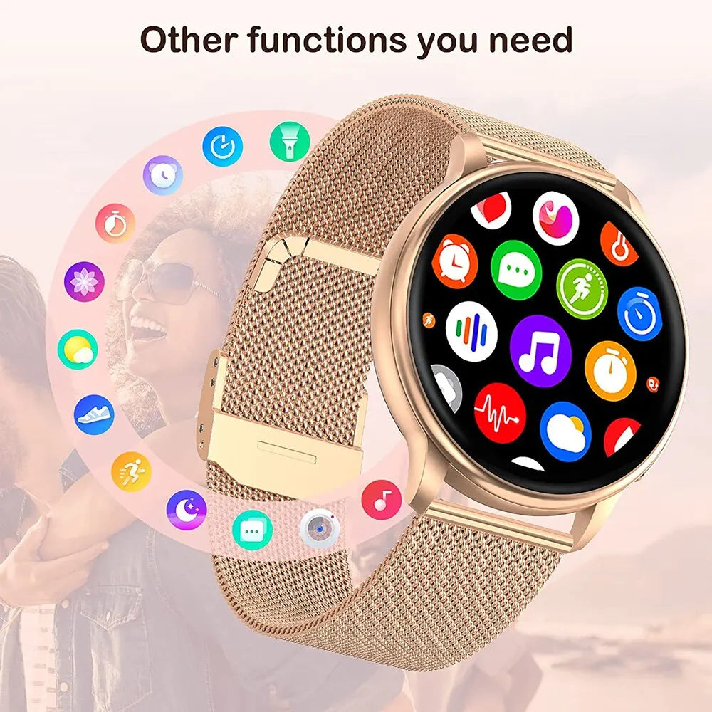 MEVADEN-Montre intelligente d'appel Bluetooth pour hommes et femmes, montres à cadran personnalisé, tracker de fitness sportif, fréquence cardiaque, Android IOS, Y22