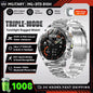 Montre Connectée Sport Militaire AK87 — AMOLED 1,7", GPS, NFC, Étanche IP68, Batterie 1000 mAh, 100 Jours | TechNova X