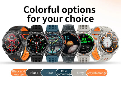 Smartwatch GPS GUHUAVMI T-Rex3 Pro 2026 — AMOLED 1,7", 1100mAh, 10 ATM, 100+ Sports, 15 Variantes