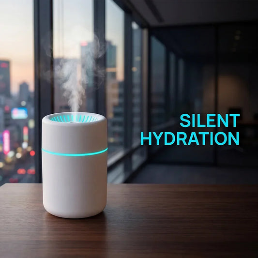 Humidificateur Brume Arc-en-ciel CL-01 — LED 7 Couleurs, 2 Modes (3H/6H) & Nano-Brume Silencieuse