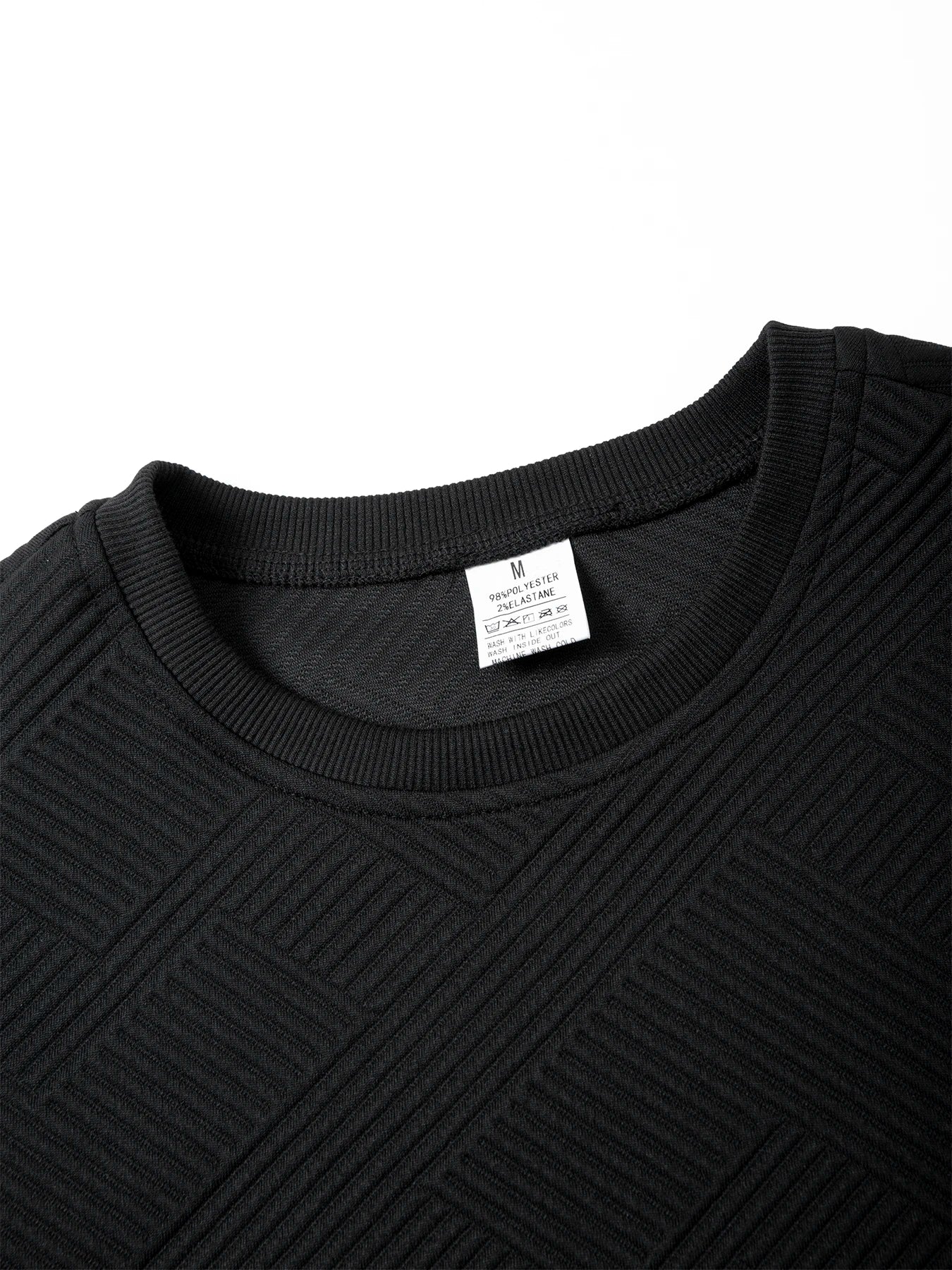 Sweat-shirt Col Rond Homme — Polyester & Élasthanne | Sans Capuche | Couleur Unie | Casual | 4 Coloris | S à 3XL