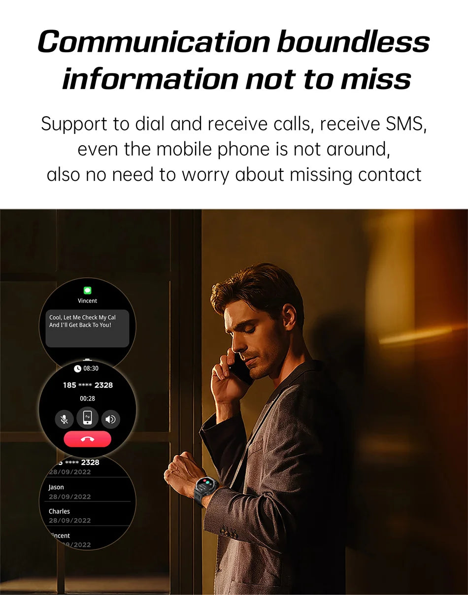 Montre Connectée Sport ZYKEXUAN T-Rex3 — AMOLED 1,43", Étanche 10 ATM, Boussole, Altimètre, 100+ Sports, 13 Coloris | TechNova X