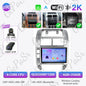 Autoradio Android 16 pour Volkswagen VW Polo MK4 6Q 9N 9N3 2004-2009 Lecteur multimédia Stéréo auto WiFi Navigation autoradio 4G