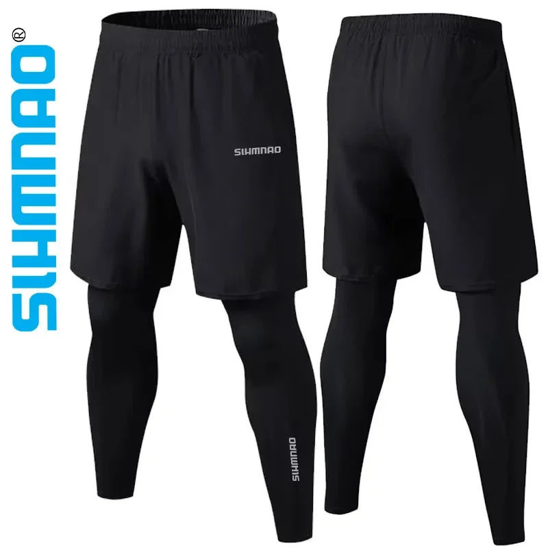 Men's Stretch Cycling Pants — Quick-Dry Running & Outdoor Tights | TechNova X