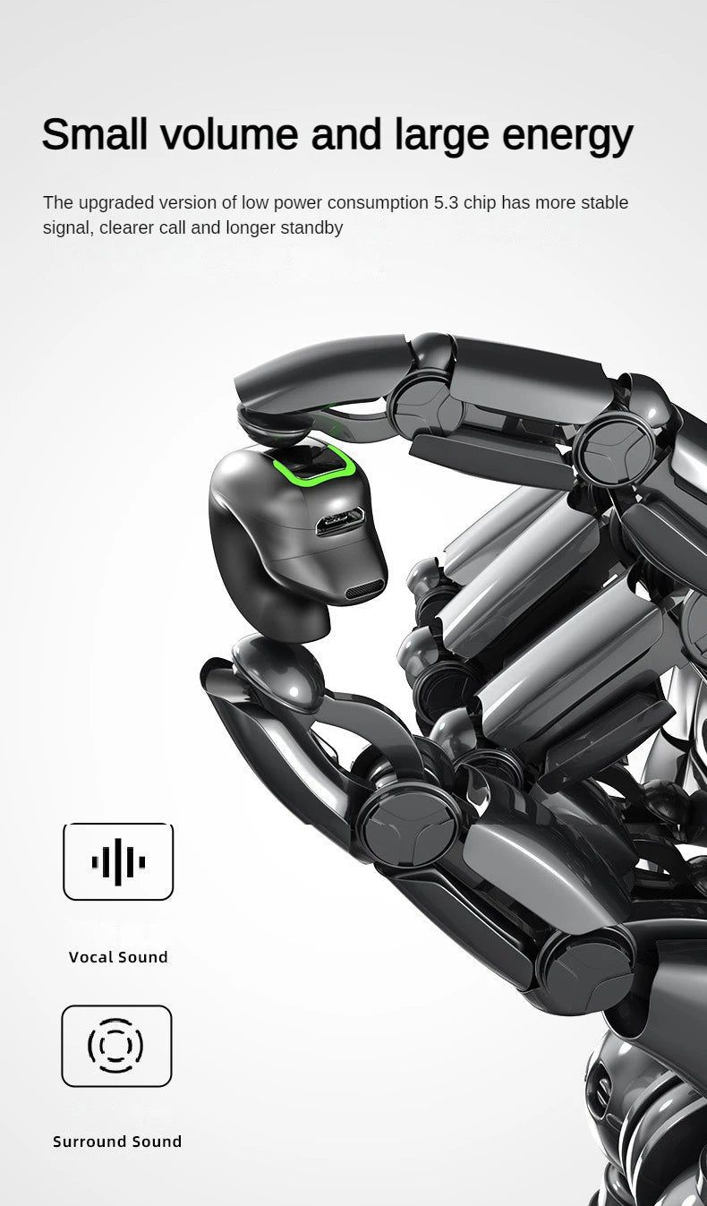 SHUKE GD28 OWS Clip Earphones — Bluetooth 5.3, ANC, IPX7, 688h Standby