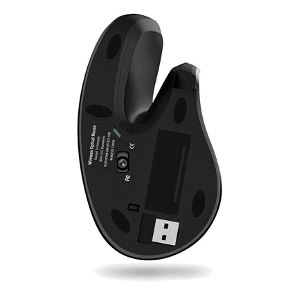 Souris Verticale Sans Fil T27 — Ergonomique, Silencieuse, 3200 DPI | TechNova X