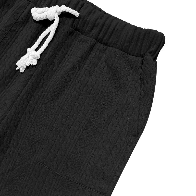 Pantalon Jogging Homme — Coupe Ample | Ceinture Élastique & Cordon | Poches | Casual | 5 Coloris | S à XXXL