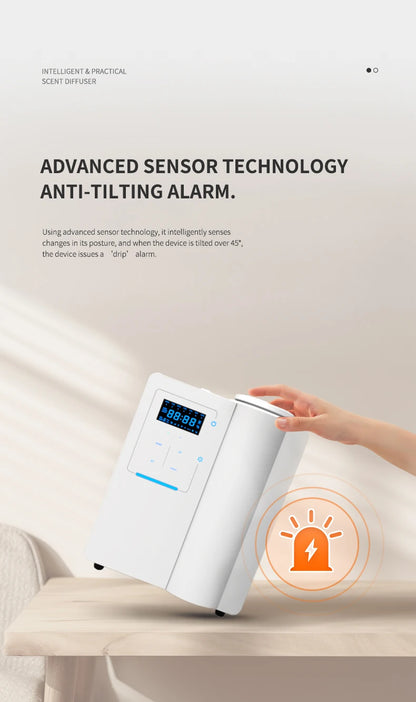 Diffuseur de Parfum Professionnel Bluetooth 200ml — Contrôle App, 300-500m³ & Alliage d'Aluminium