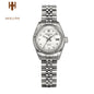 Montre Femme Luxe Diamant — Quartz Acier Inoxydable, Étanche 5 ATM