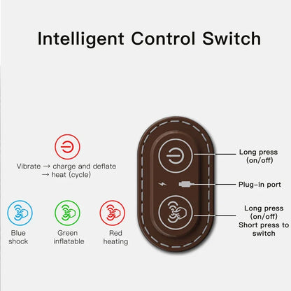 Electric Neck Massager Pillow Cervical Stretcher Heating Vibration Massage Back Orthopedic Traction Sleeping Pillows Support