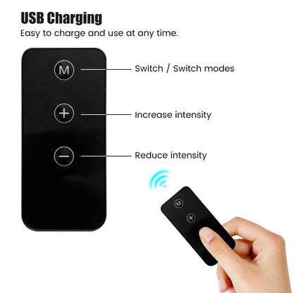 Portable EMS Electric Neck Massager, Neck Stretcher for Cervical Muscle Pain Relief and Shoulder Relaxation Massage Patch