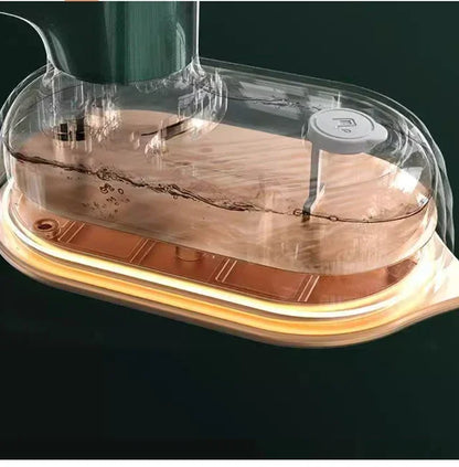 Fer à Vapeur Portable 2-en-1 IA — Défroisseur Intelligent Tactile, 6 Modes & Chauffe en 20s