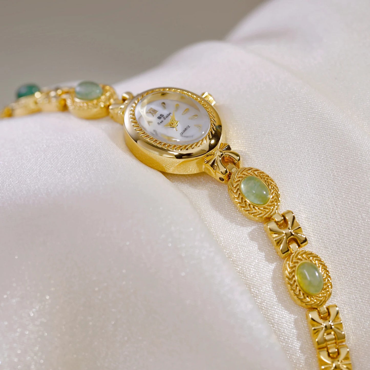 Montre Femme Quartz BS Bee Sister BS-FA1859 — Cadran Ovale 18×22mm, Bracelet Alliage, 3 ATM, 3 Coloris