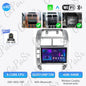 Autoradio Android 16 pour Volkswagen VW Polo MK4 6Q 9N 9N3 2004-2009 Lecteur multimédia Stéréo auto WiFi Navigation autoradio 4G