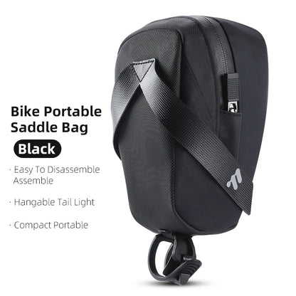 WEST BIKING – sac de selle de vélo Portable, léger 0,8 l, sac arrière de vélo, sac à outils de sport Durable, accessoires de vélo de route et vtt