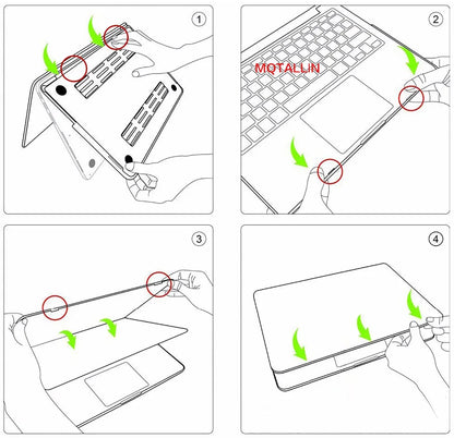 MacBook Air-Étui rigide en plastique brillant, clavier et écran C, 13 M1 2022, 16 pouces, A2485, A2337, M1 M2A2338, A2681, 14 pouces, A2442