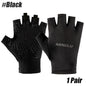1 paire de gants de cyclisme d'été sans doigts Fitness pêche femmes hommes printemps gymnase respirant antidérapant Yoga élastique gants de vélo