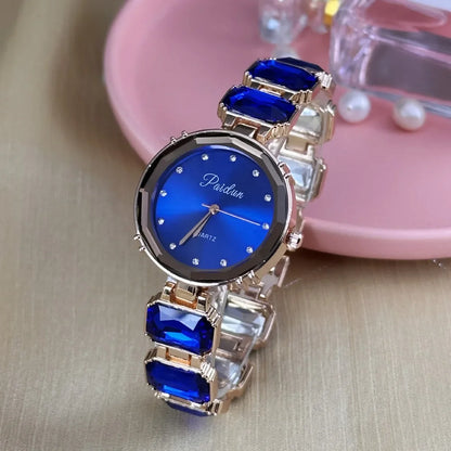 Montre Femme Quartz Diamant zkceenier XGD724 — Bracelet Alliage, Cadran Rond 30mm, 6 Coloris
