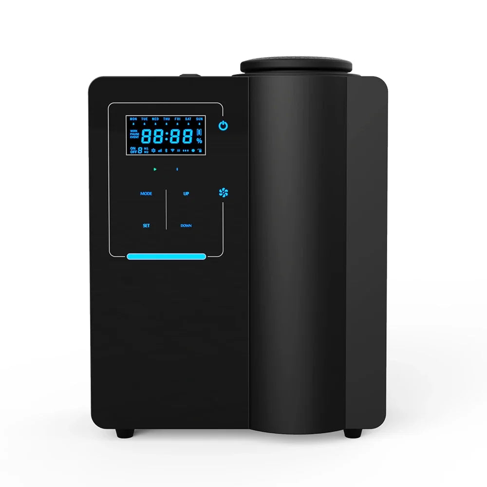 Diffuseur de Parfum Professionnel Bluetooth 200ml — Contrôle App, 300-500m³ & Alliage d'Aluminium