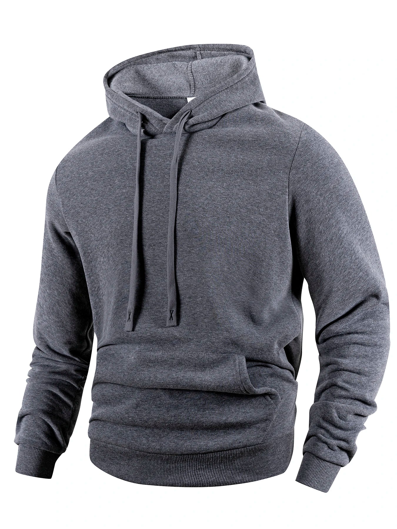 Sweat à capuche à manches longues PVD pour hommes et femmes, pull polyvalent, streetwear décontracté, monochrome, automne, printemps
