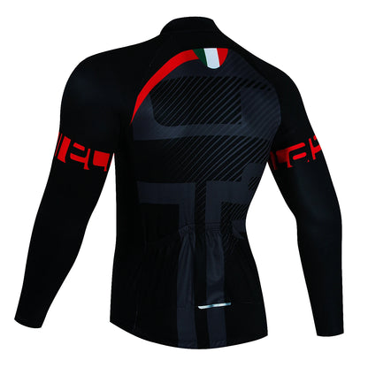 Men's Long Sleeve Cycling Jersey — Breathable Road & MTB Shirt | TechNova X