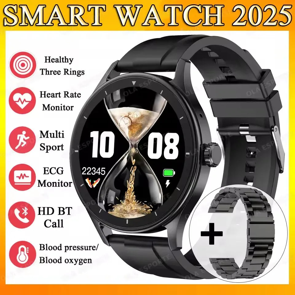 Montre Connectée Ola Esporte — OLED 1,44", BT 5.2, Suivi Santé Complet, Appels Bluetooth, Assistant Vocal, 5 Jours, 7 Styles | TechNova X
