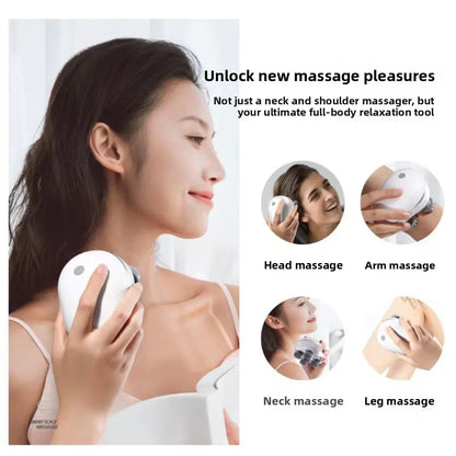 Electric Head Massager Muscle Scalp Relax Kneading Rechargeable Scalp Massager Vibration Head Massage Machine Gift