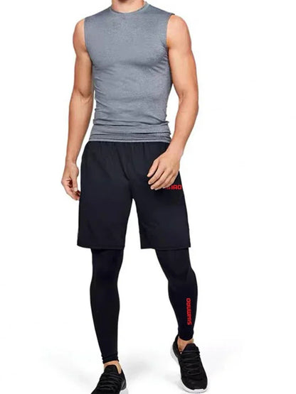 Men's Stretch Cycling Pants — Quick-Dry Running & Outdoor Tights | TechNova X