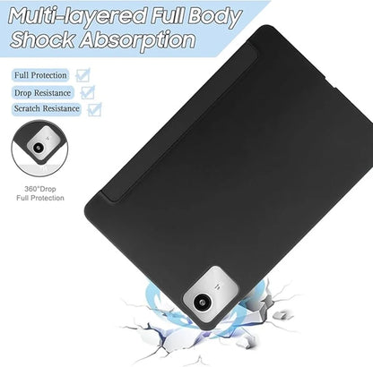 Housse Tablette Lenovo Tab M11 / Xiaoxin Pad 2024-2025 — Simili Cuir, Réveil Auto | TechNova X