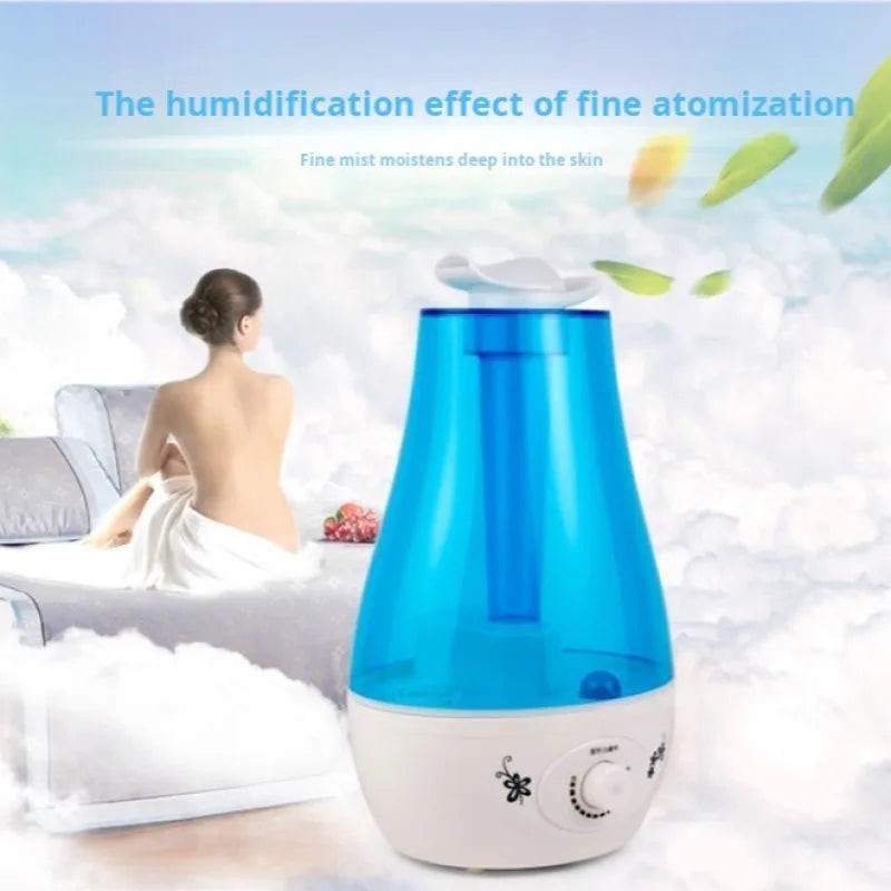 Humidificateur Ultrasonique 4L — Double Pulvérisation, Arrêt Auto & Contrôle Tactile