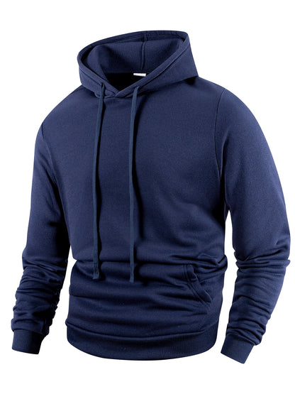Sweat à capuche à manches longues PVD pour hommes et femmes, pull polyvalent, streetwear décontracté, monochrome, automne, printemps