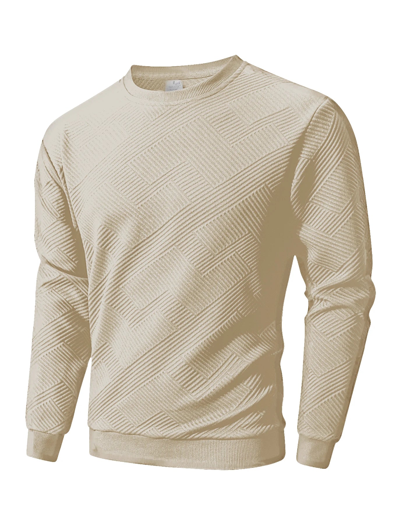 Sweat-shirt Col Rond Homme — Polyester & Élasthanne | Sans Capuche | Couleur Unie | Casual | 4 Coloris | S à 3XL