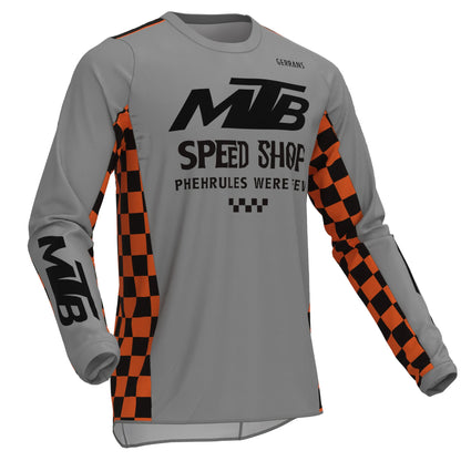 Men's Long Sleeve Cycling Jersey — MTB Downhill Shirt | TechNova X