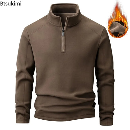 Sweat-shirt surdimensionné pour hommes, automne hiver, polaire épaisse, manches longues, à capuche, mode col montant, pull chaud, 9XL