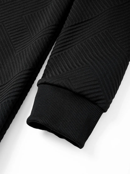 Sweat-shirt à col ras du cou pour homme, vêtement de sport chaud, basique, pour l'extérieur, décontracté, sans capuche, printemps-automne