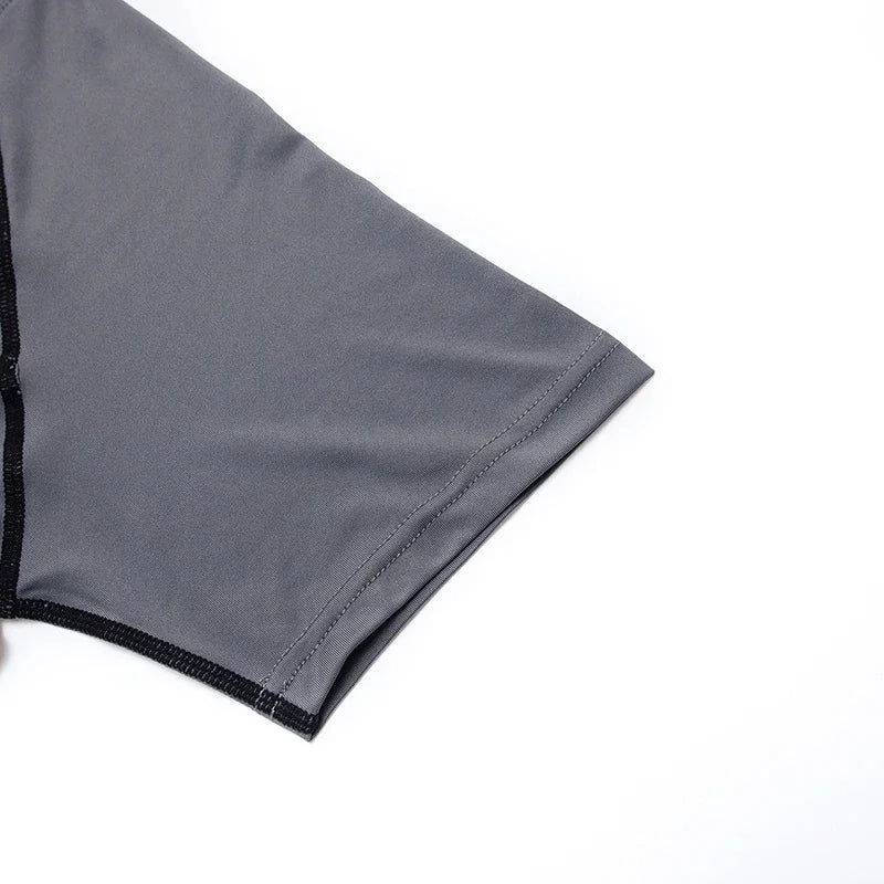 T-shirt de sport absorbant la transpiration pour homme, à séchage rapide, haute élasticité, style Anime, idéal pour le fitness et la musculation