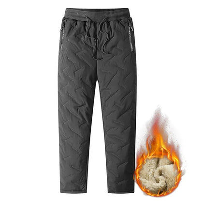 Pantalon de Survêtement Homme Thermique — Laine d'Agneau | Imperméable & Coupe-Vent | Slim | 2 Coupes | 2 Coloris | L–6XL