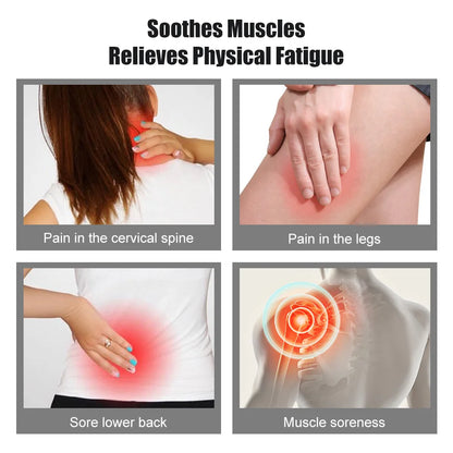 Portable EMS Electric Neck Massager, Neck Stretcher for Cervical Muscle Pain Relief and Shoulder Relaxation Massage Patch