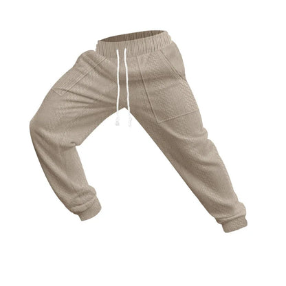 Pantalon de Jogging Homme Couleur Unie — Style Américain | Coupe Ample | Cordon de Serrage | Poches | 5 Coloris | S–XXXL