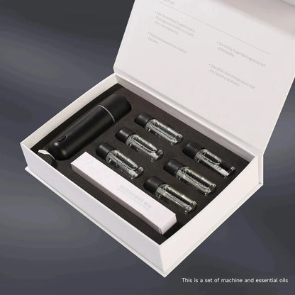 Diffuseur Parfum Voiture — Désodorisant Grille Aération & 6 Huiles Essentielles Incluses