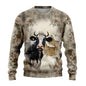 Sweat-shirt Unisexe Imprimé 3D — Style Harajuku & Y2K | Animaux de Ferme | Col Rond | Adulte & Enfant | 11 Coloris