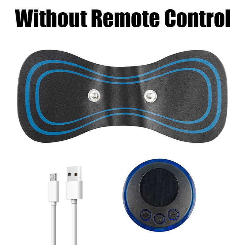 EMS Electric Neck Massager, Muscle Stimulation Instrument, back, neck and calf patches, joint pain, low-frequency massager