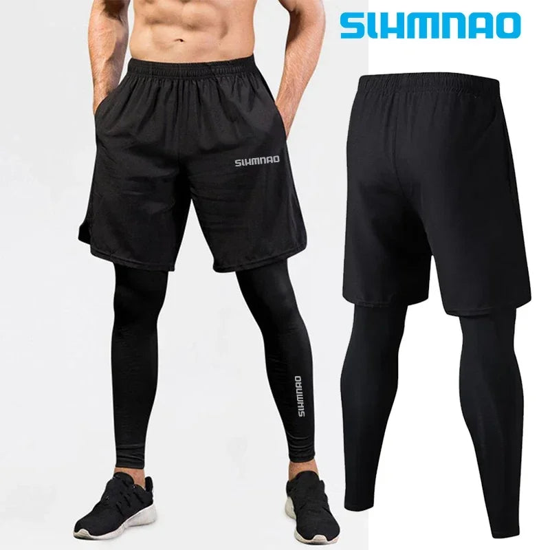 Men's Stretch Cycling Pants — Quick-Dry Running & Outdoor Tights | TechNova X