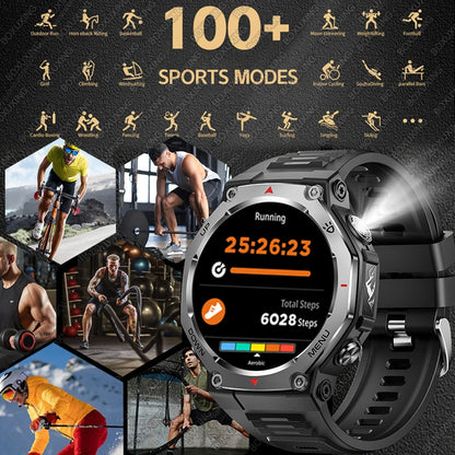 Montre Connectée Sport ZYKEXUAN T-Rex3 — AMOLED 1,43", Étanche 10 ATM, Boussole, Altimètre, 100+ Sports, 13 Coloris | TechNova X