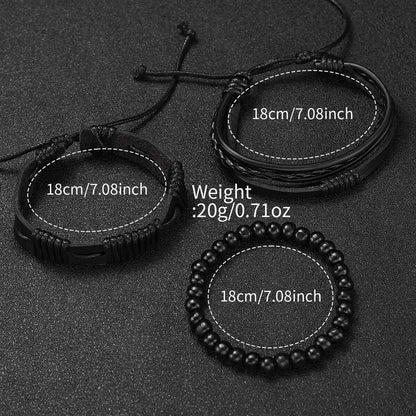 Montre Homme Quartz — Cadran Chiffres Romains + 3-4 Bracelets Interchangeables Cuir & Nylon