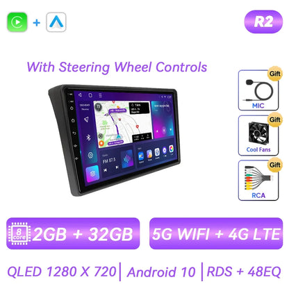 Autoradio Android avec Écran Tactile, Navigation GPS, Carplay, Lecteur de Limitation, pour Voiture Fiat Ducato, KIT Boxer, Crystal en Jumper 2 (2006 2007 2008 2009 2010 2011 2012 2013 2014 2015 2016 2017 2018 2021)